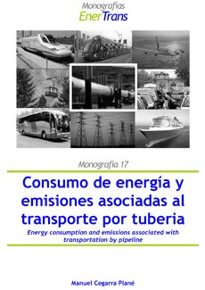 Consumo de energía y emisiones asociadas al transporte por tubería