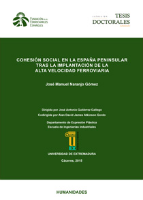 Cohesión social en la España peninsular tras la implantación de la alta velocidad ferroviaria